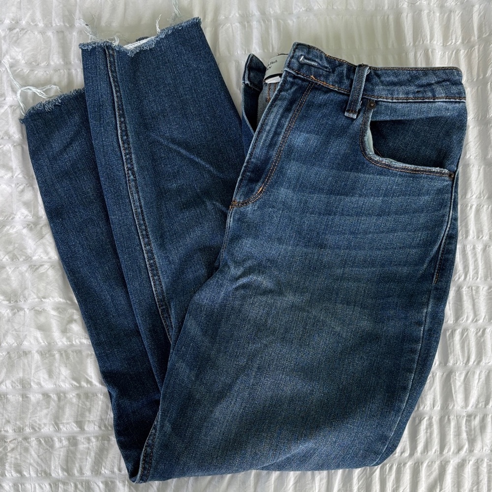 Women’s Abercrombie High Rise Ankle Blue Denim Jeans